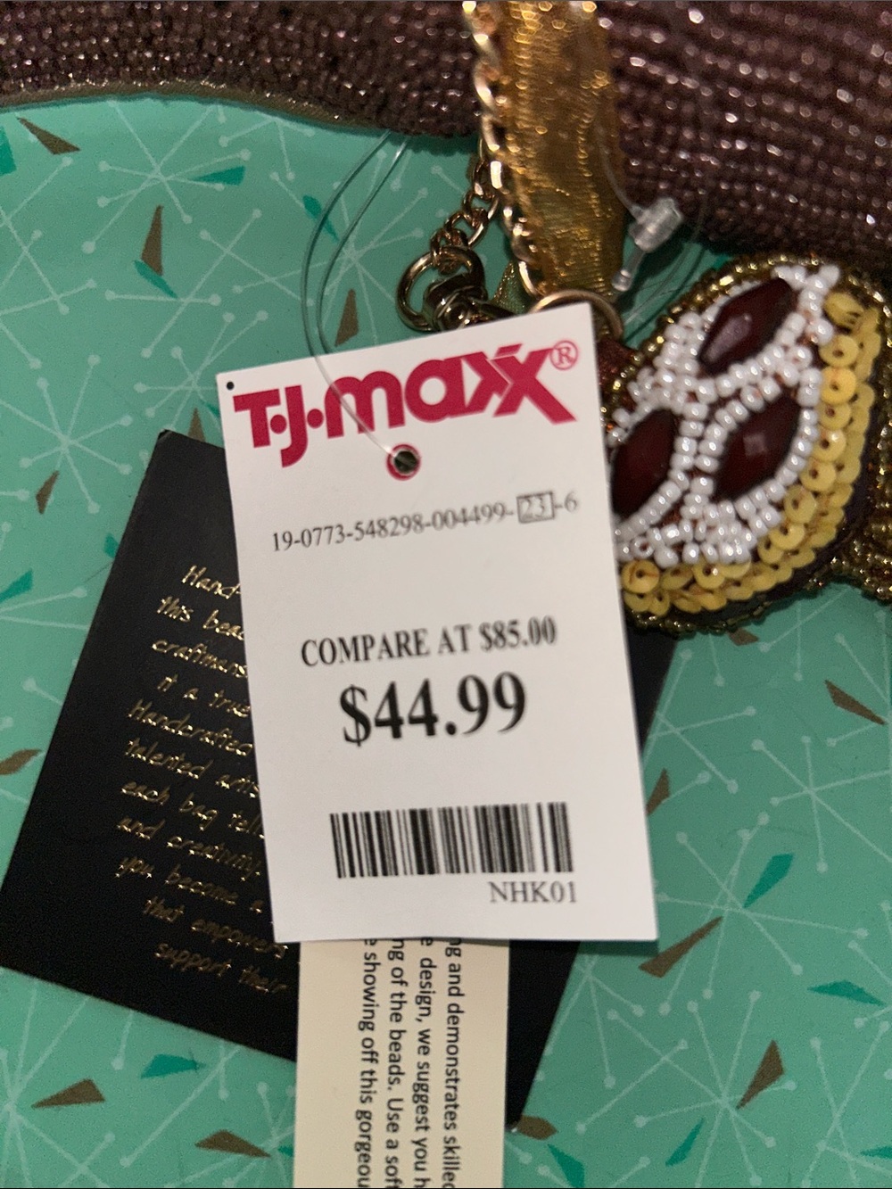 TJ Maxx beaded espresso martini purse - Picture 15 of 15